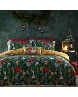 Deck The Halls Christmas Duvet Cover Set Pine Green By RIVA