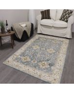 Fenix K5140 Grey/Creem Abstract Design Rug by Euro Tapis