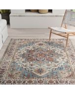 Fenix G4648 Multiple Color  Bordered Rug by Euro Tapis