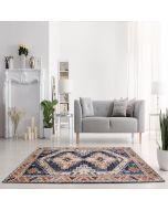 Florence B5289A Navy/Cream Abstract Design Rug by Euro Tapis