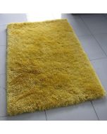 Ultimate Flossy Gold Plain Shaggy Rug
