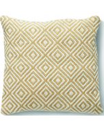 Woven Diamond Cushion Gold by Hug Rug