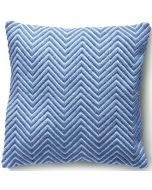 Woven Plain Cushion Denim Blue by Hug Rug