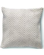 Woven Herringbone Cushion Natural by Hug Rug