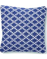 Woven Trellis Cushion Navy by Hug Rug