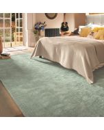 Rug Guru Hush Aqua Plain Rug