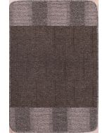 Rug Style Blocks Charcoal Washable Mat