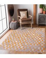 Rugstyle Modern Poly Kubic Mouse Mustard Rug