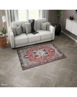 Fenix G4728 Multiple Color Bordered Design Rug by Euro Tapis