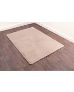 HMC Luxe Faux Fur Natural Plain Shaggy Rug