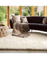 Rug Guru Maine Ivory Shaggy Wool Rug