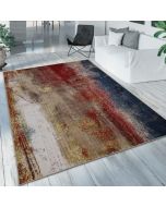 Multicoloured Abstract Distressed Rug Oil Painting by Viva Rug