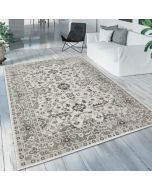 Grey Cream Vintage Oriental Rug by Viva Rug