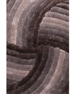 Ultimate Mumbai Grey Modern Shaggy Rug 6