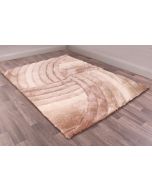 Ultimate Mumbai Natural Modern Shaggy Rug 