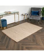 Striped Wool & Jute Rug by Native