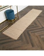 Striped Wool & Jute Runner Rug by Native