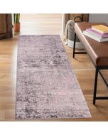 Rug Style Odyssey Earth Pink Abstract Runner 