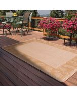 Rug Style Outdoor Pineapple Natural Rug 2