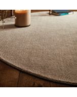 Origins Reef Beige Plain Circle Rug