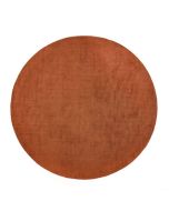 Origins Reef Rust Plain Circle Rug