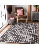 Ultimate Regency Brick Grey Geometric Rug