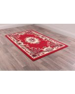 Rugstyle Traditional Poly Sandringham Red Rug 