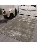 Shadow Taupe Blue Plain Rugs by Euro Tapis
