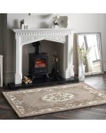 Origins Shensi Beige Traditional Wool Rug