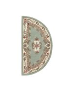 Origins Shensi Green Traditional Halfmoon Rug 