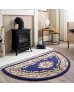 Origins Shensi Navy Traditional Halfmoon Rug