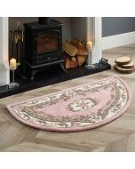 Origins Shensi Pink Traditional Halfmoon Rug 