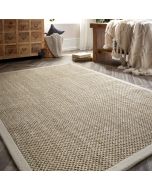 Origins Sisal Light Beige with Sand Border Rug