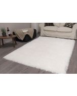 Soho White Abstract Rug by Euro Tapis