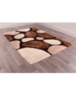 Ultimate Stepping Stones Natural Shaggy Rug 