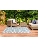 Ultimate Summer Terrace 6513-4 Turquoise Rug