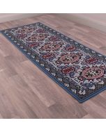 Rug Style Traditional Poly Kayo Blue Runner 