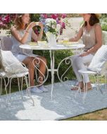 Hug Rug Woven Trellis Sky Grey Rug
