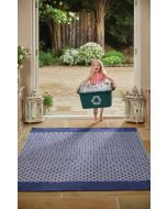 Hug Rug Woven Trellis Navy Rug