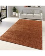 Rust Brown Modern Rug by Viva Rug