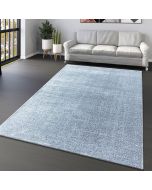 Grey Silver Plain Rug by Viva Rug