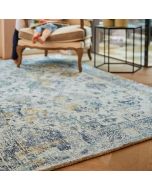 Origins Vogue Blue Ochre Traditional Rug